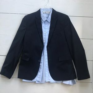 H&M Navy Suit Pants and Jacket